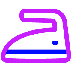 Iron Icon from Plump Neon Set