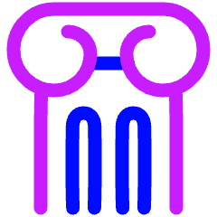 Column Icon from Plump Neon Set
