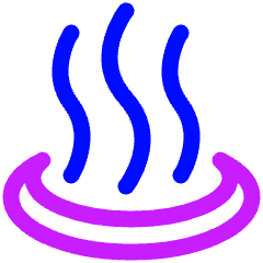 Hot Spring Icon from Plump Neon Set