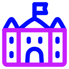 Parliament Icon from Plump Neon Set