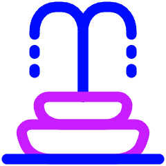 Water Fountain Icon from Plump Neon Set