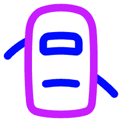 Car Top Two Door Open 3 Icon from Plump Neon Set