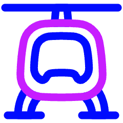 Helicopter Front Icon from Plump Neon Set