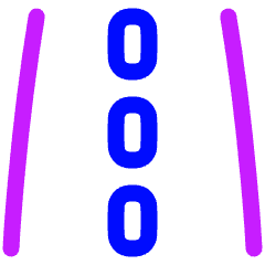 Street Road Icon from Plump Neon Set