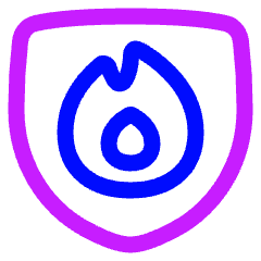 Fire Protection Area Icon from Plump Neon Set