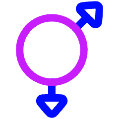 Gender Gay 2 Icon from Plump Neon Set