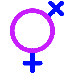 Gender Lesbian 2 Icon from Plump Neon Set