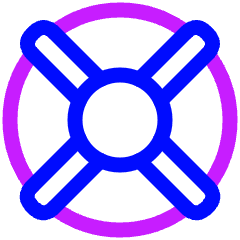 Lifebuoy Icon from Plump Neon Set