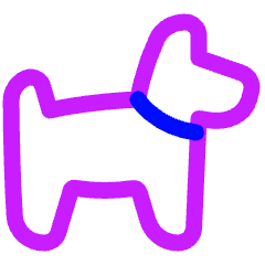 Pets Allowed Icon from Plump Neon Set