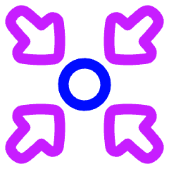Signage Meeting Point Icon from Plump Neon Set