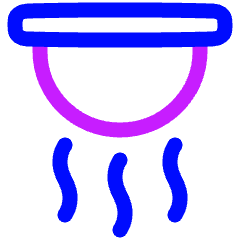 Smoke Detector Icon from Plump Neon Set