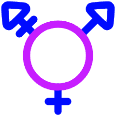 Transgender Symbol Icon from Plump Neon Set