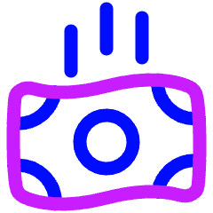 Credit Card 3 Icon from Plump Neon Set