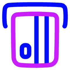 Credit Card 5 Icon from Plump Neon Set