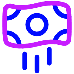 Payment Cash Out 3 Icon from Plump Neon Set
