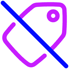 Tag Icon from Plump Neon Set