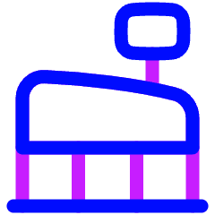 Mall Icon from Plump Neon Set
