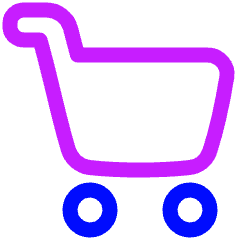 Shopping Cart 1 Icon from Plump Neon Set