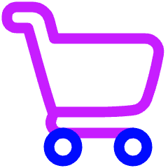 Shopping Cart 2 Icon from Plump Neon Set