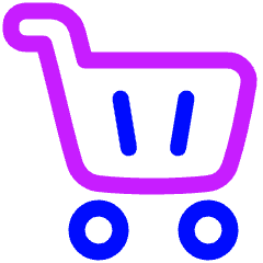 Shopping Cart 3 Icon from Plump Neon Set