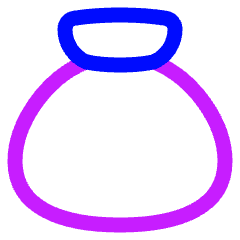 Bag Icon from Plump Neon Set