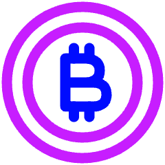 Bitcoin Circle 1 Icon from Plump Neon Set