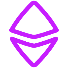 Ethereum Icon from Plump Neon Set