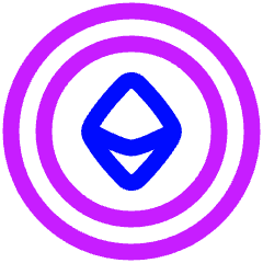 Ethereum Circle Icon from Plump Neon Set