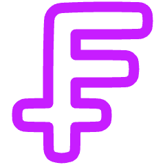 Franc Icon from Plump Neon Set