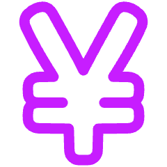 Yuan Icon from Plump Neon Set