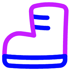 Boots Icon from Plump Neon Set