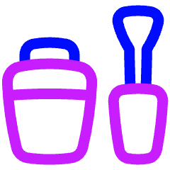 Nail Care Icon from Plump Neon Set
