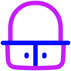 Dressing Table Icon from Plump Neon Set