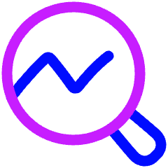 Data Analytics Icon from Plump Neon Set