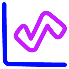 Graph Icon from Plump Neon Set
