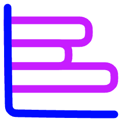 Graph Bar Horizontal Icon from Plump Neon Set
