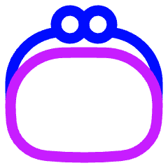 Wallet Purse Icon from Plump Neon Set