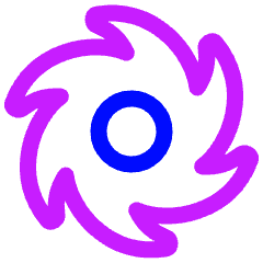 Galaxy 1 Icon from Plump Neon Set