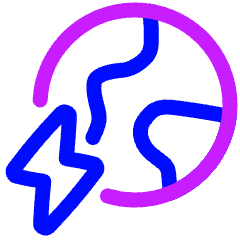 Geothermal Energy Icon from Plump Neon Set