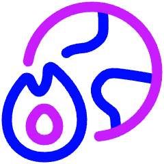 Global Warming 1 Icon from Plump Neon Set