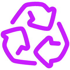 Recycle 1 Icon from Plump Neon Set
