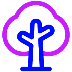 Tree 3 Icon from Plump Neon Set