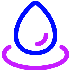 Water Drop 2 Icon from Plump Neon Set