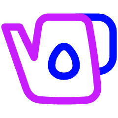 Watering Can Icon from Plump Neon Set