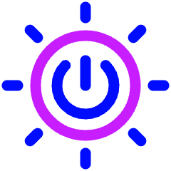 Affordable And Clean Energy Icon from Plump Neon Set
