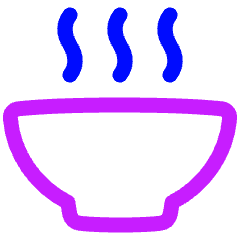 Zero Hunger Icon from Plump Neon Set