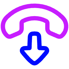 Hang Up 2 Icon from Plump Neon Set