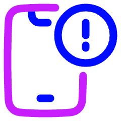 Notification Alert Icon from Plump Neon Set