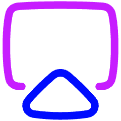 Screen Sharing Icon from Plump Neon Set