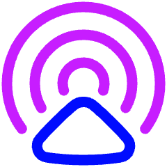 Sharing Data Icon from Plump Neon Set